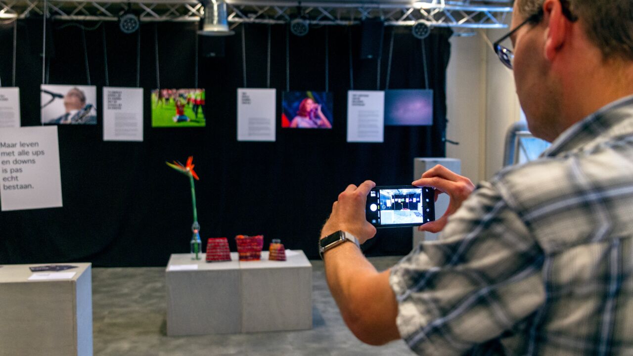 Een expositie door mensen met een afstand tot de arbeidsmarkt